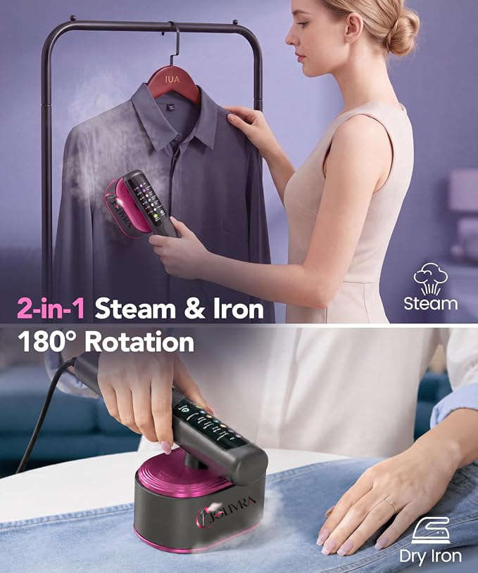 Jolivra™ SteamerPro 2-in-1 Steamer & Iron